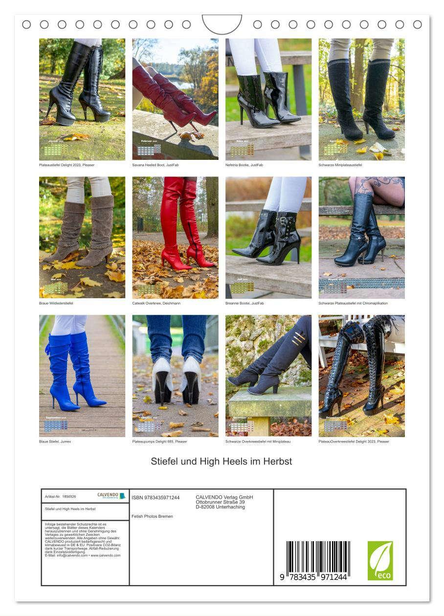 Bild: 9783435971244 | Stiefel und High Heels im Herbst (Wandkalender 2025 DIN A4 hoch),...