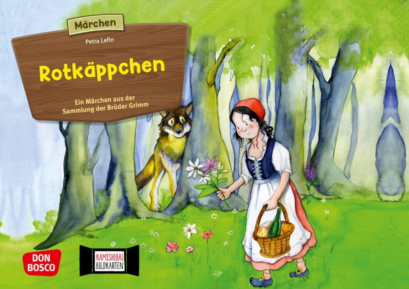 Cover: 4260179511172 | Rotkäppchen. Kamishibai Bildkartenset. | Petra Lefin | Box | 13 S.