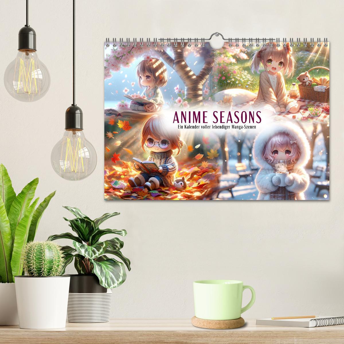 Bild: 9783383793219 | Anime Seasons: Ein Kalender voller lebendiger Manga-Szenen...