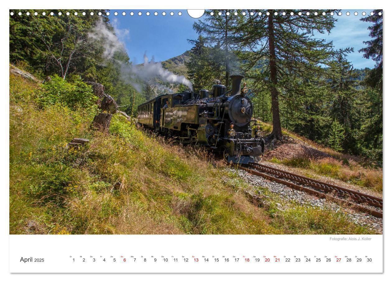 Bild: 9783435427420 | Dampfbahn Furka 2025 (Wandkalender 2025 DIN A3 quer), CALVENDO...