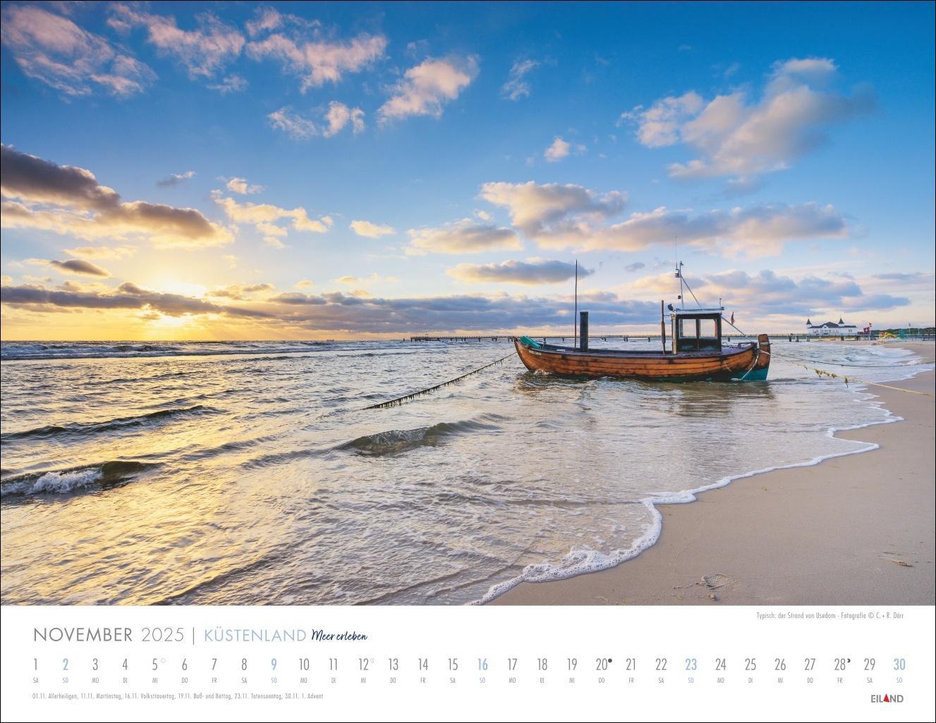 Bild: 9783964023513 | Küstenland Kalender 2025 - Meer erleben | Eiland | Kalender | 13 S.