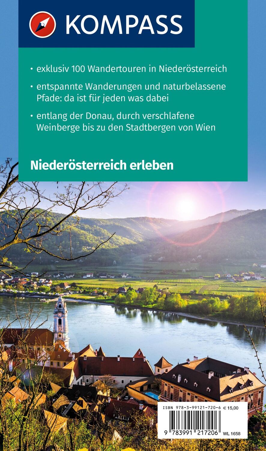 Rückseite: 9783991217206 | KOMPASS Wanderlust Niederösterreich | Wolfgang Heitzmann | Taschenbuch