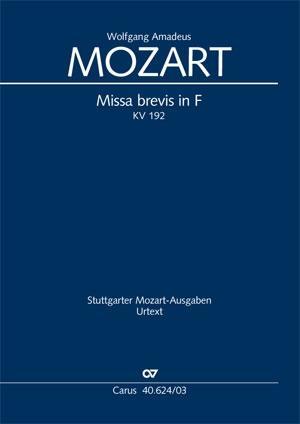 Cover: 9790007084431 | Missa brevis in F (Klavierauszug) | Wolfgang Amadeus Mozart | Buch