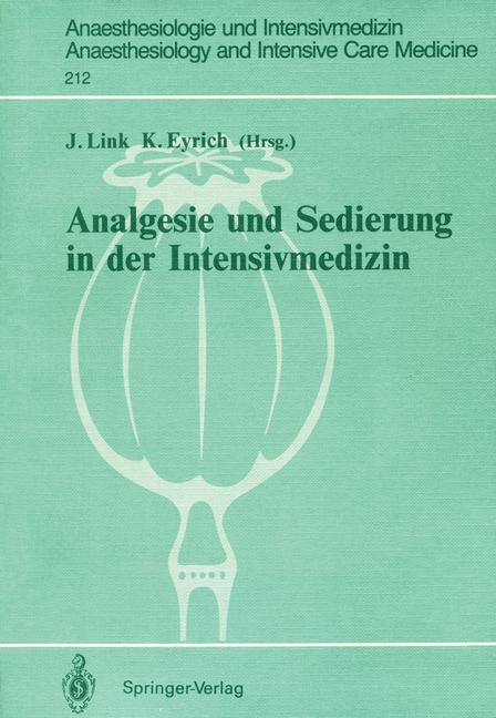 Cover: 9783540517153 | Analgesie und Sedierung in der Intensivmedizin | Klaus Eyrich (u. a.)