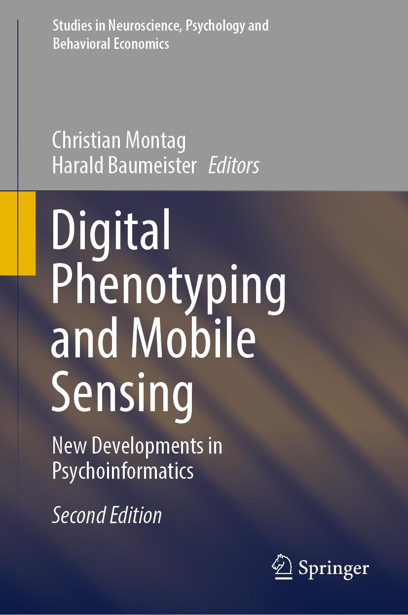 Cover: 9783030985455 | Digital Phenotyping and Mobile Sensing | Harald Baumeister (u. a.)