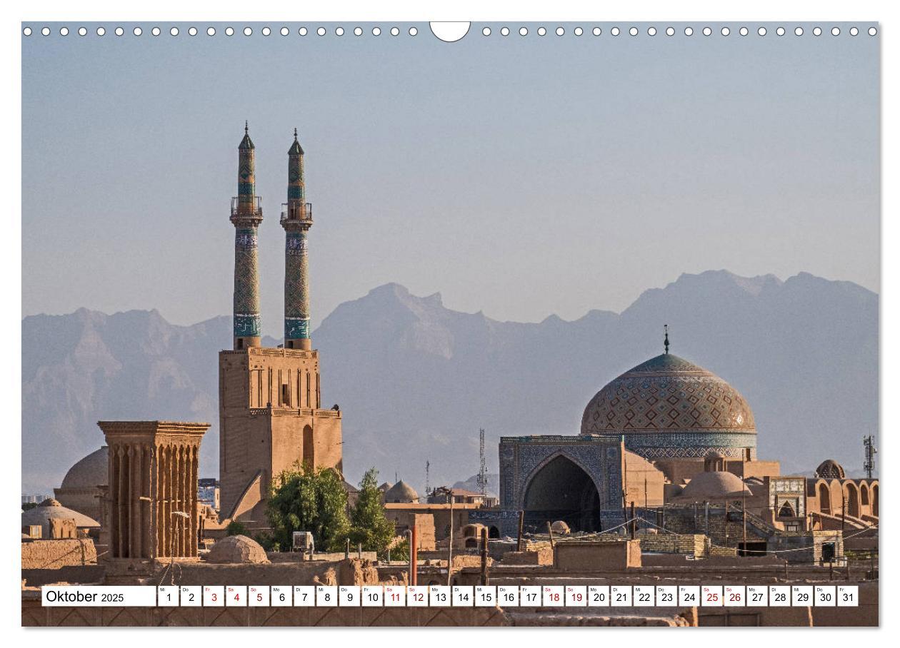 Bild: 9783435416813 | Städte des Irans - Yazd (Wandkalender 2025 DIN A3 quer), CALVENDO...