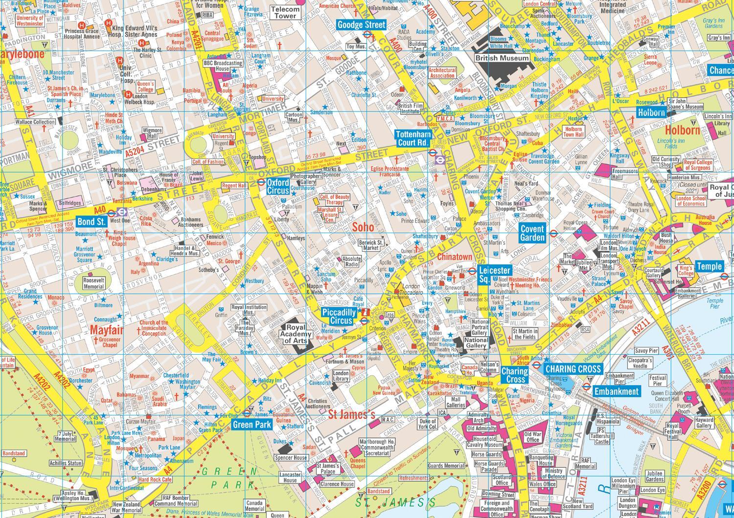 Bild: 9780008581794 | London A-Z Visitors Map | A-Z Maps | (Land-)Karte | Karte/Landkarte