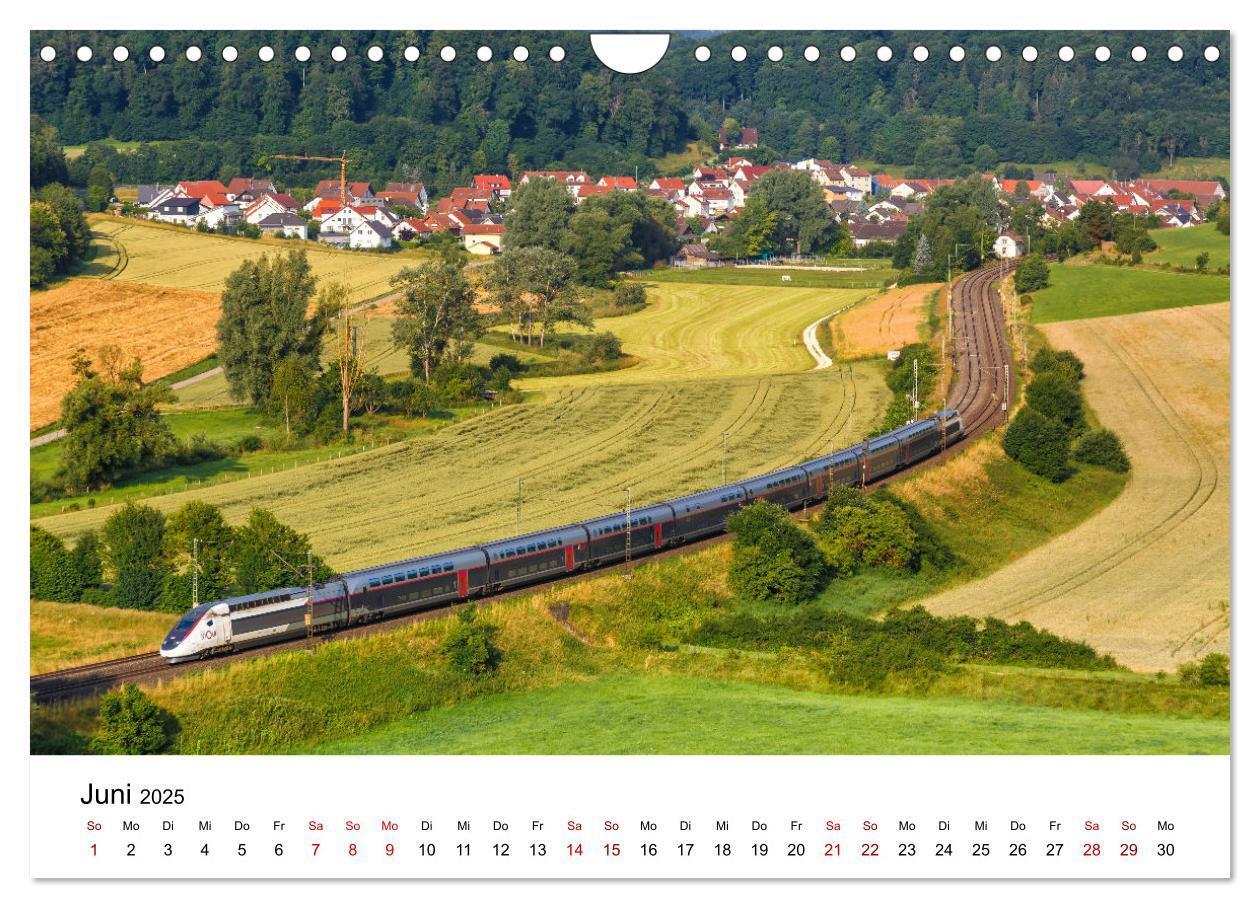 Bild: 9783435035564 | Eisenbahn in Deutschland (Wandkalender 2025 DIN A4 quer), CALVENDO...