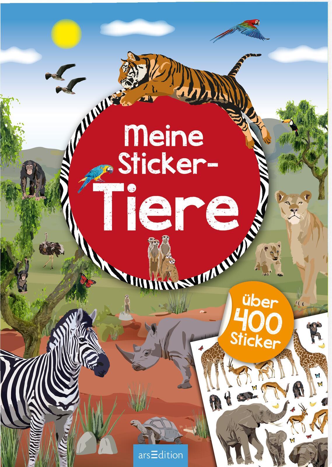 Cover: 9783845817446 | Meine Sticker-Tiere | Mit über 400 Stickern | Ingrid Bräuer | Buch