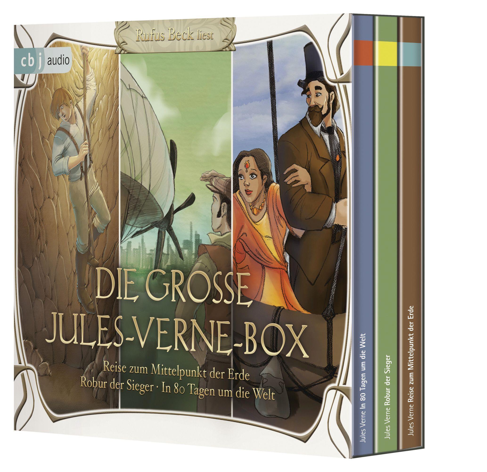 Cover: 9783837129236 | Die große Jules-Verne-Box | Jules Verne | Audio-CD | 10 Audio-CDs