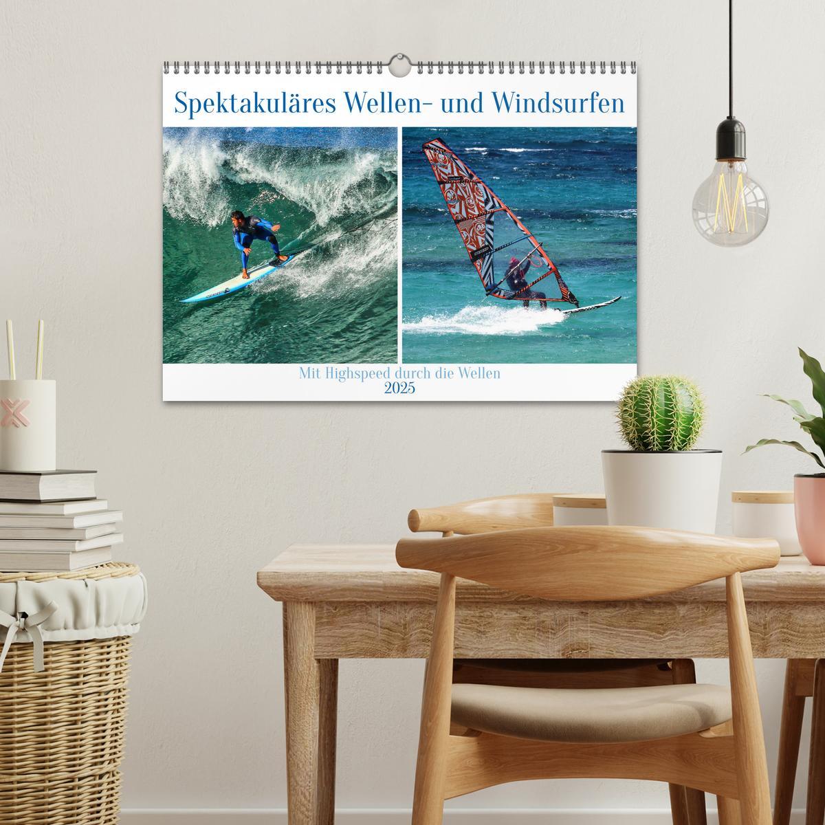 Bild: 9783457146996 | Spektakuläres Wellen- und Windsurfen (Wandkalender 2025 DIN A3...