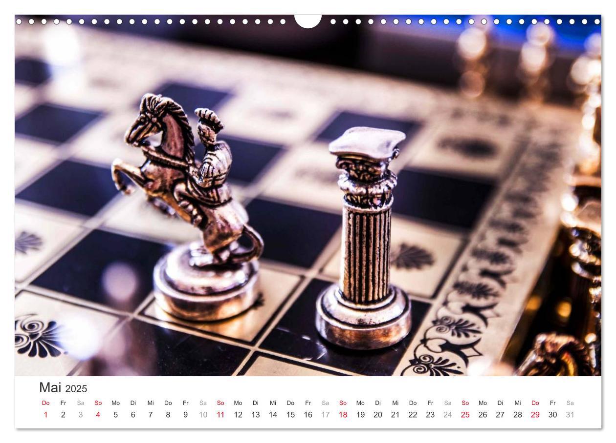 Bild: 9783435489350 | Schach 2025. Impressionen von Figuren und Spielen (Wandkalender...