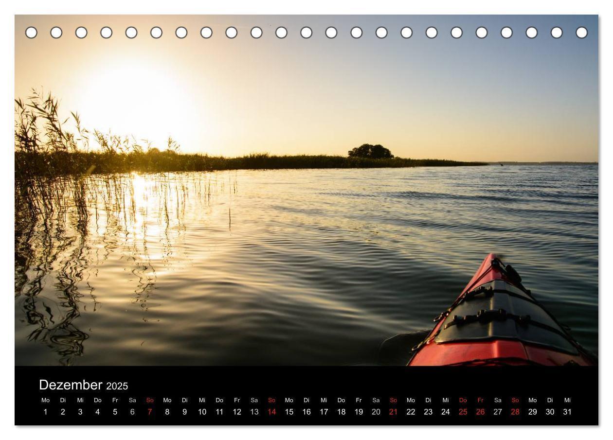 Bild: 9783435634903 | Wasserwandern in Mecklenburg-Vorpommern (Tischkalender 2025 DIN A5...