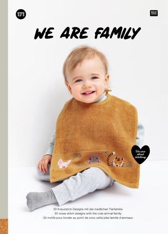 Cover: 9783960162834 | WE ARE FAMILY | 30 Kreuzstich-Designs mit der niedlichen Tierfamilie