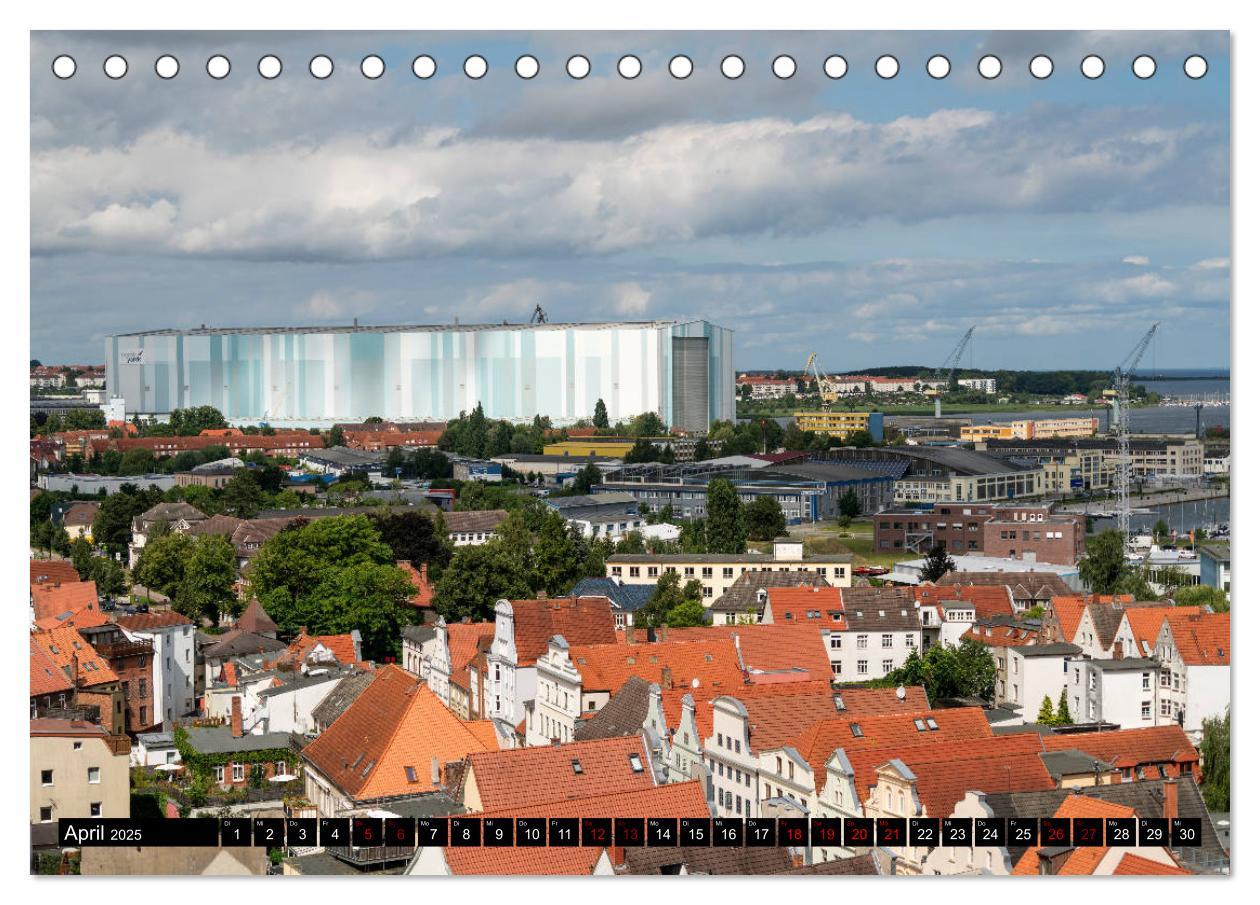 Bild: 9783435409846 | Hansestadt Wismar (Tischkalender 2025 DIN A5 quer), CALVENDO...