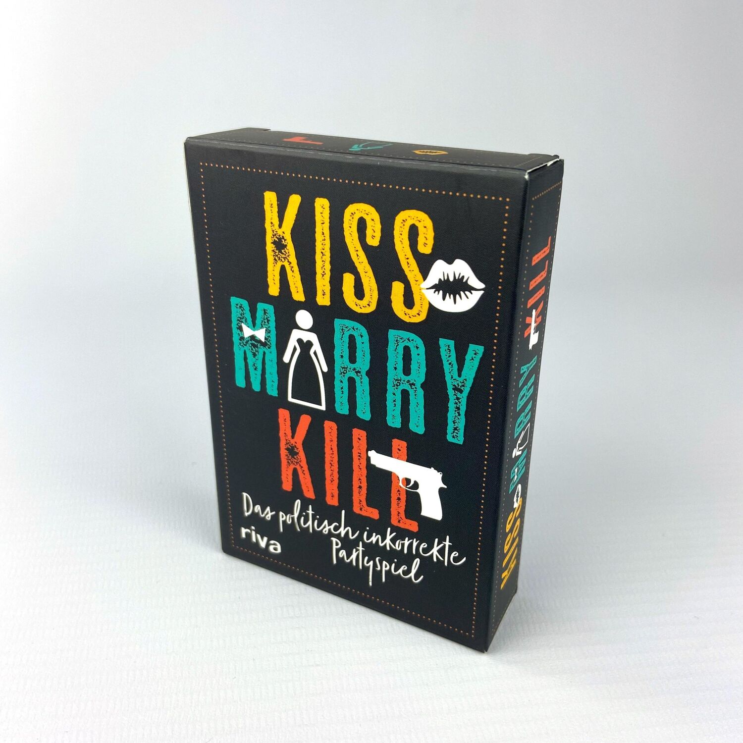 Bild: 9783742318862 | Kiss Marry Kill | Das politisch inkorrekte Partyspiel | Box | 60 S.