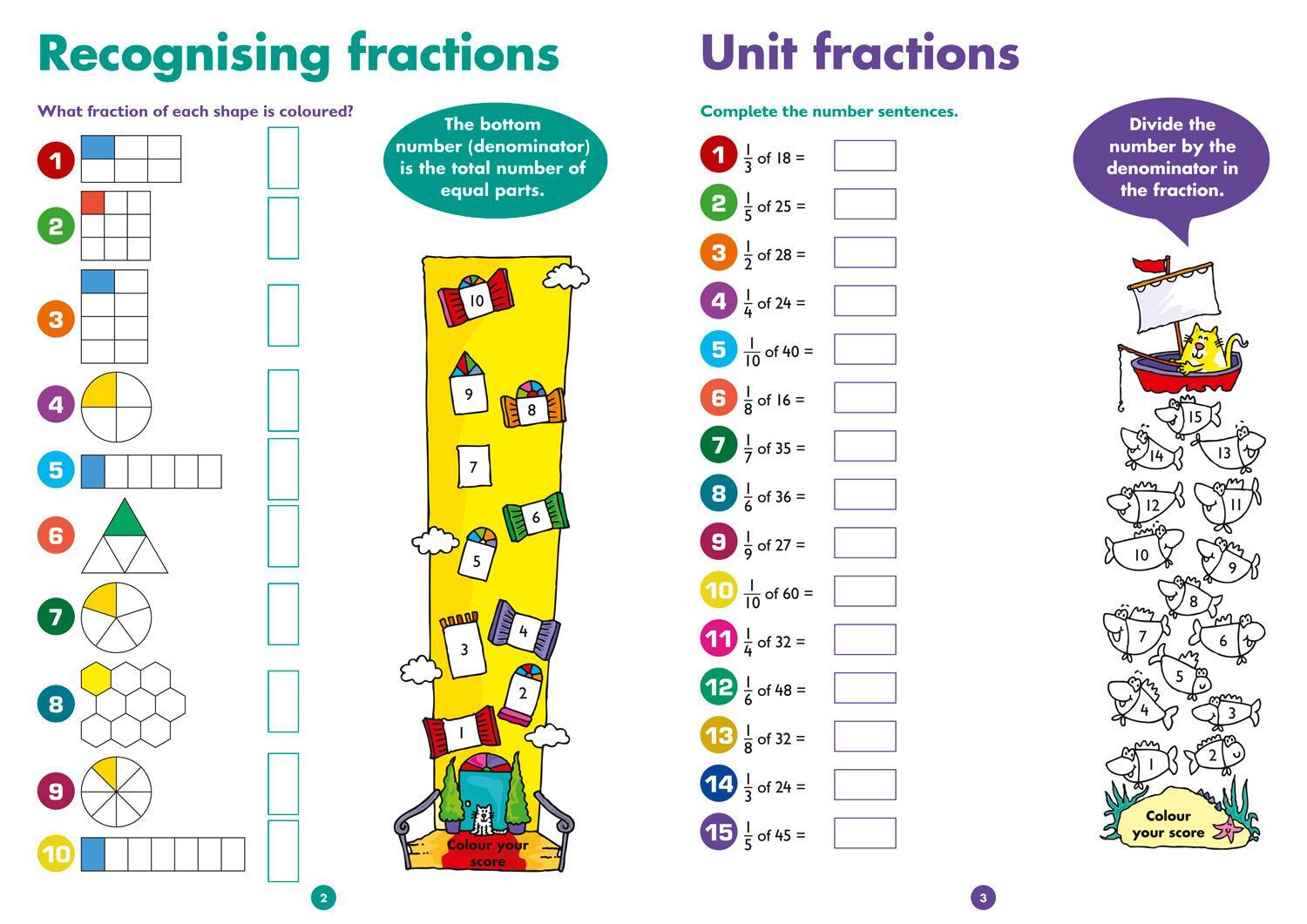 Bild: 9780008212605 | Fractions &amp; Decimals Quick Quizzes Ages 7-9 | Ideal for Home Learning