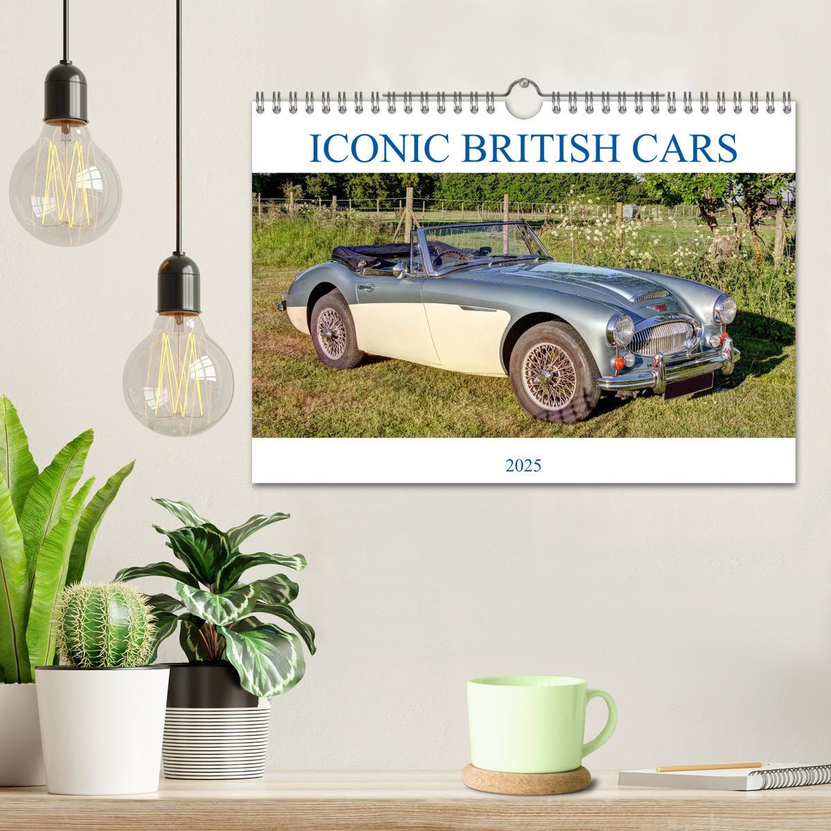 Bild: 9781325937387 | Iconic British Cars (Wall Calendar 2025 DIN A4 landscape), CALVENDO...