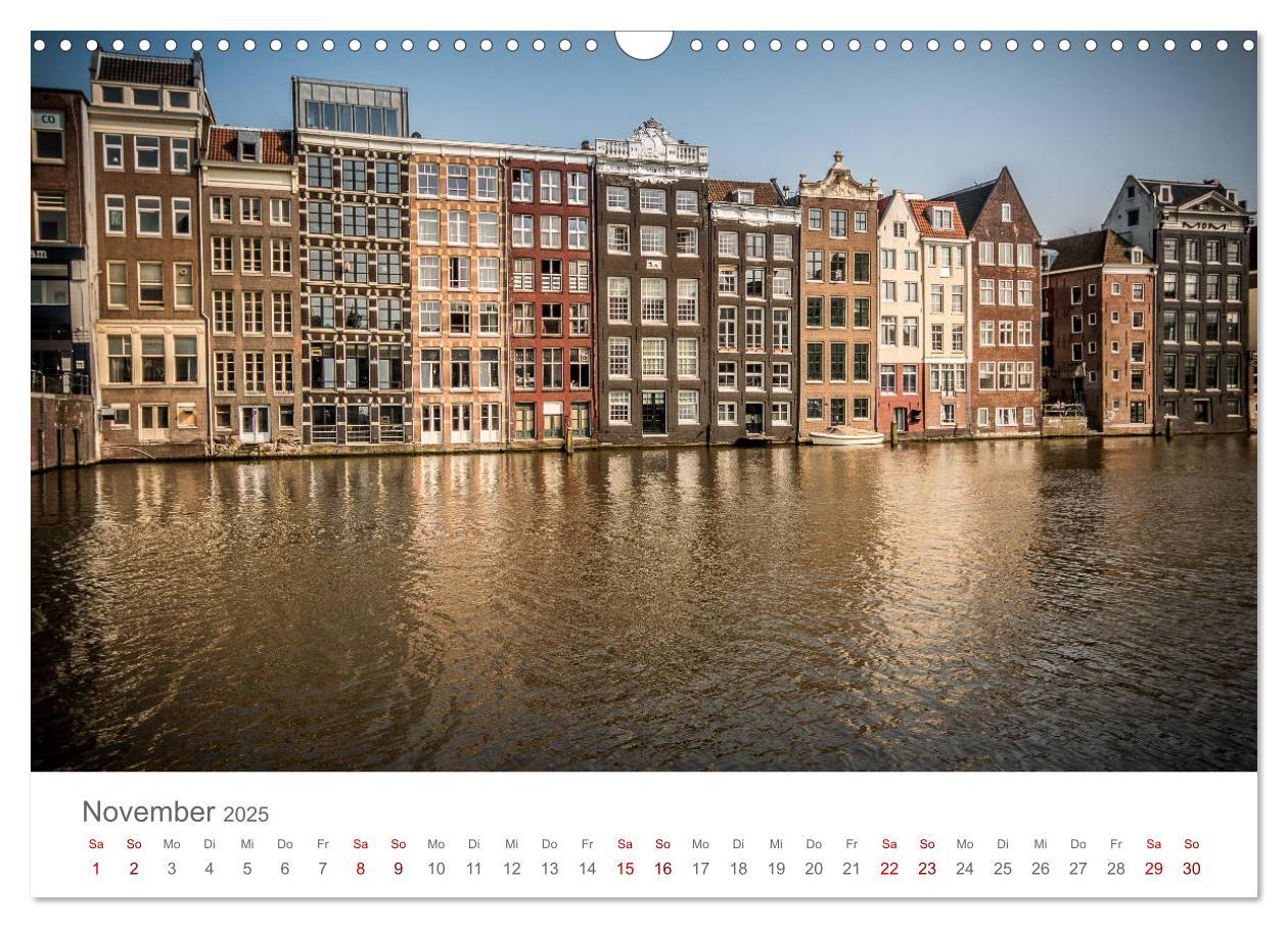 Bild: 9783435437528 | Amsterdam - Wasserstraßen und Grachten (Wandkalender 2025 DIN A3...