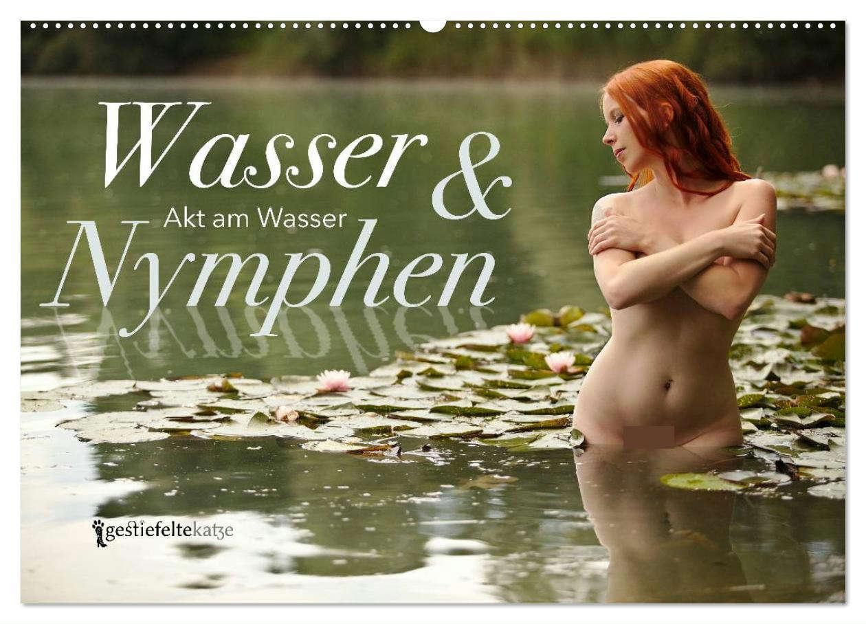 Cover: 9783435539567 | Wasser und Nymphen - Akt am Wasser (Wandkalender 2025 DIN A2 quer),...