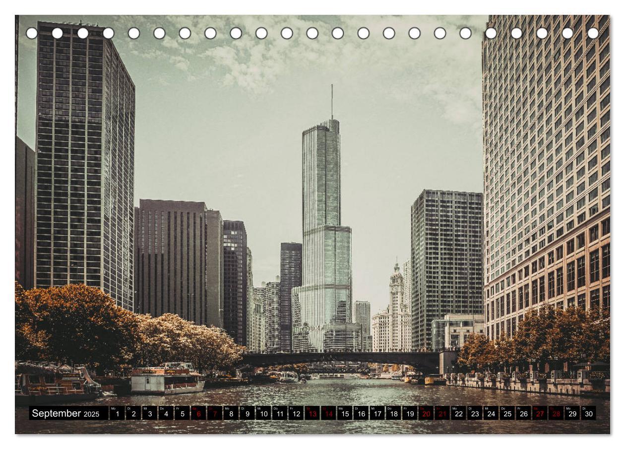 Bild: 9783435352968 | Metropole Chicago (Tischkalender 2025 DIN A5 quer), CALVENDO...