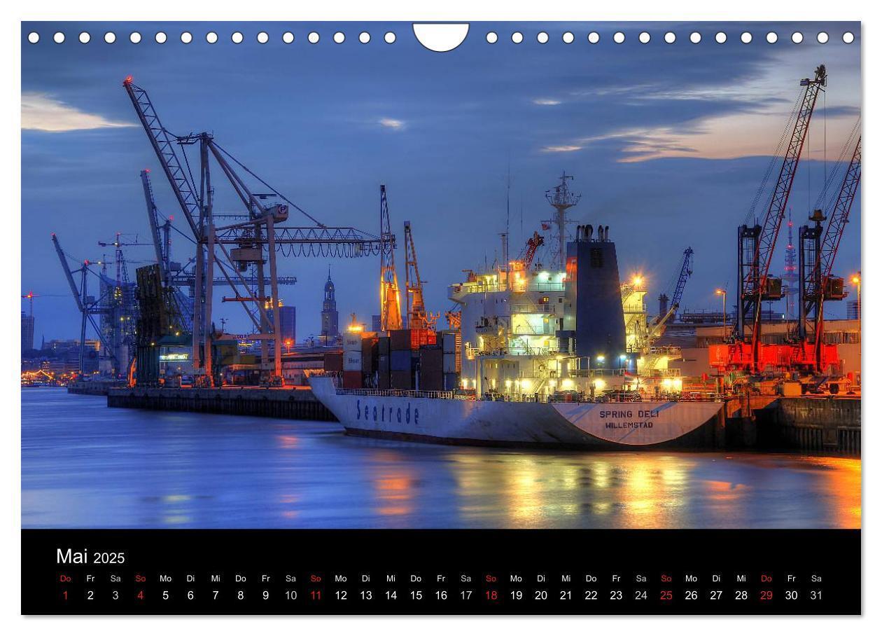 Bild: 9783435759934 | Hamburg (Wandkalender 2025 DIN A4 quer), CALVENDO Monatskalender