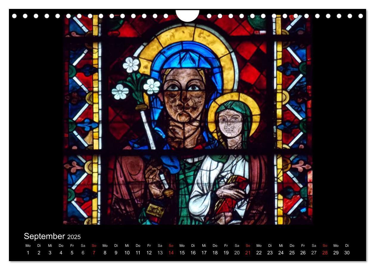 Bild: 9783435830916 | Bilder aus Licht - Notre Dame de Chartres (Wandkalender 2025 DIN A4...