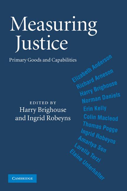 Cover: 9780521711470 | Measuring Justice | Harry Brighouse (u. a.) | Taschenbuch | Englisch