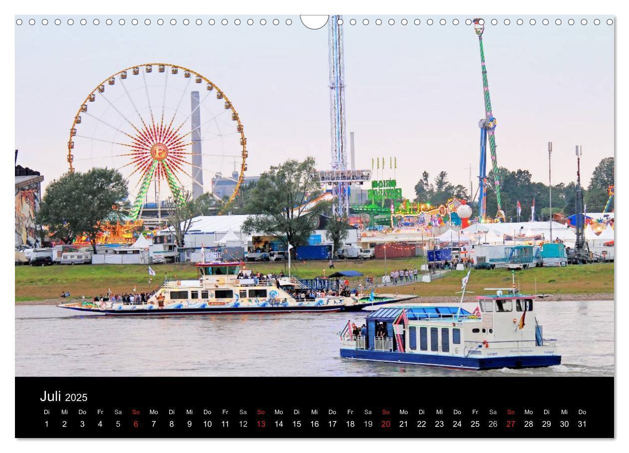 Bild: 9783435733743 | Von Ufer zu Ufer, Wege über den Rhein in Düsseldorf (Wandkalender...