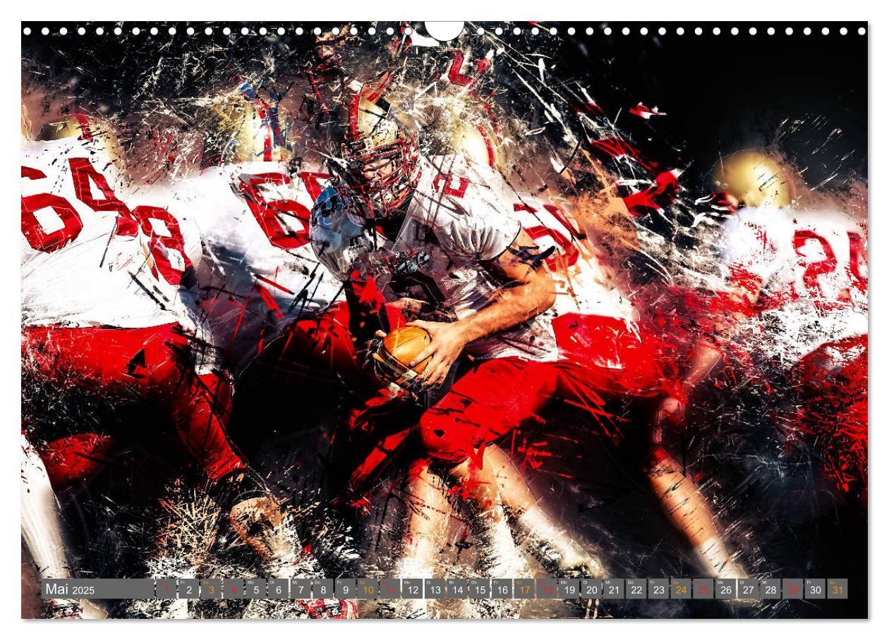 Bild: 9783435329694 | American Football - so cool (Wandkalender 2025 DIN A3 quer),...