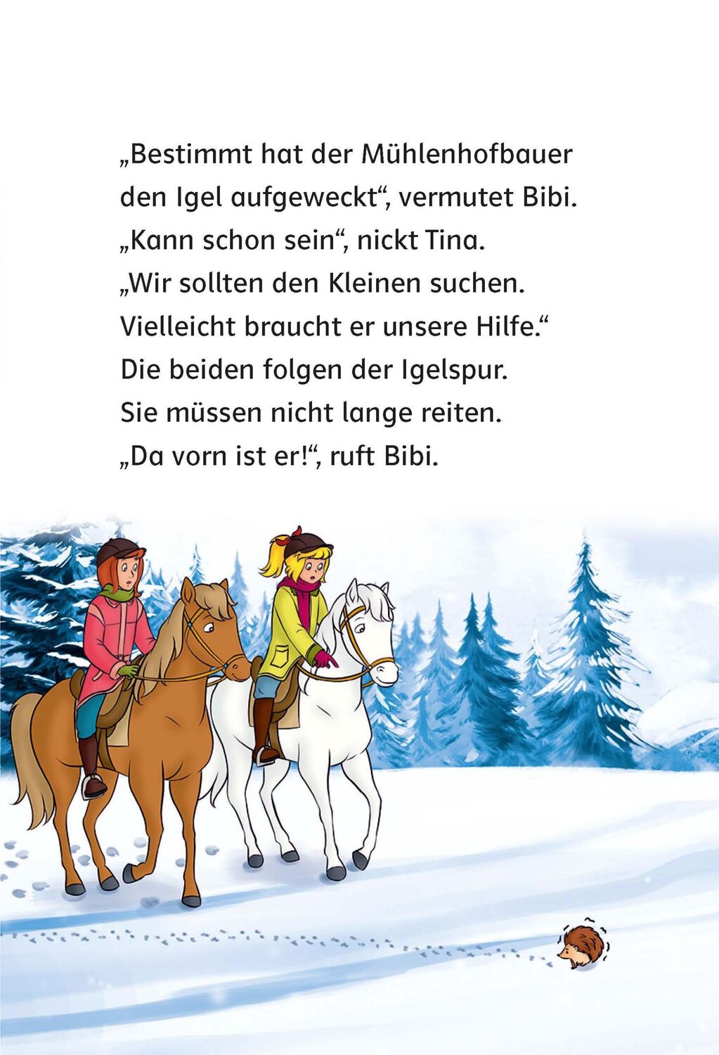 Bild: 9783129497623 | Bibi &amp; Tina: Rettet den Igel | Erstlesen 2. Klasse, ab 7 Jahren | Buch