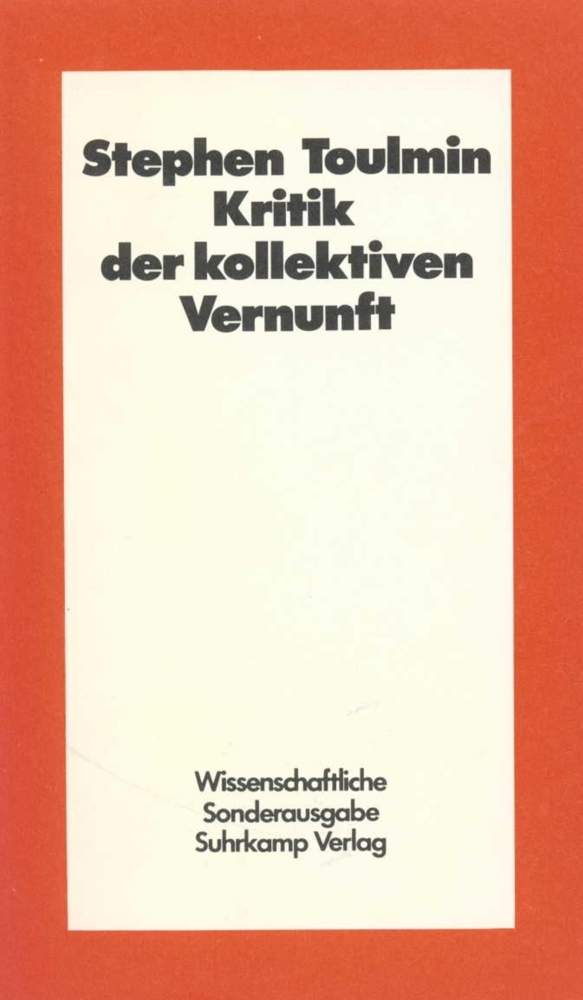 Cover: 9783518575369 | Kritik der kollektiven Vernunft | Stephen Toulmin | Taschenbuch | 1981