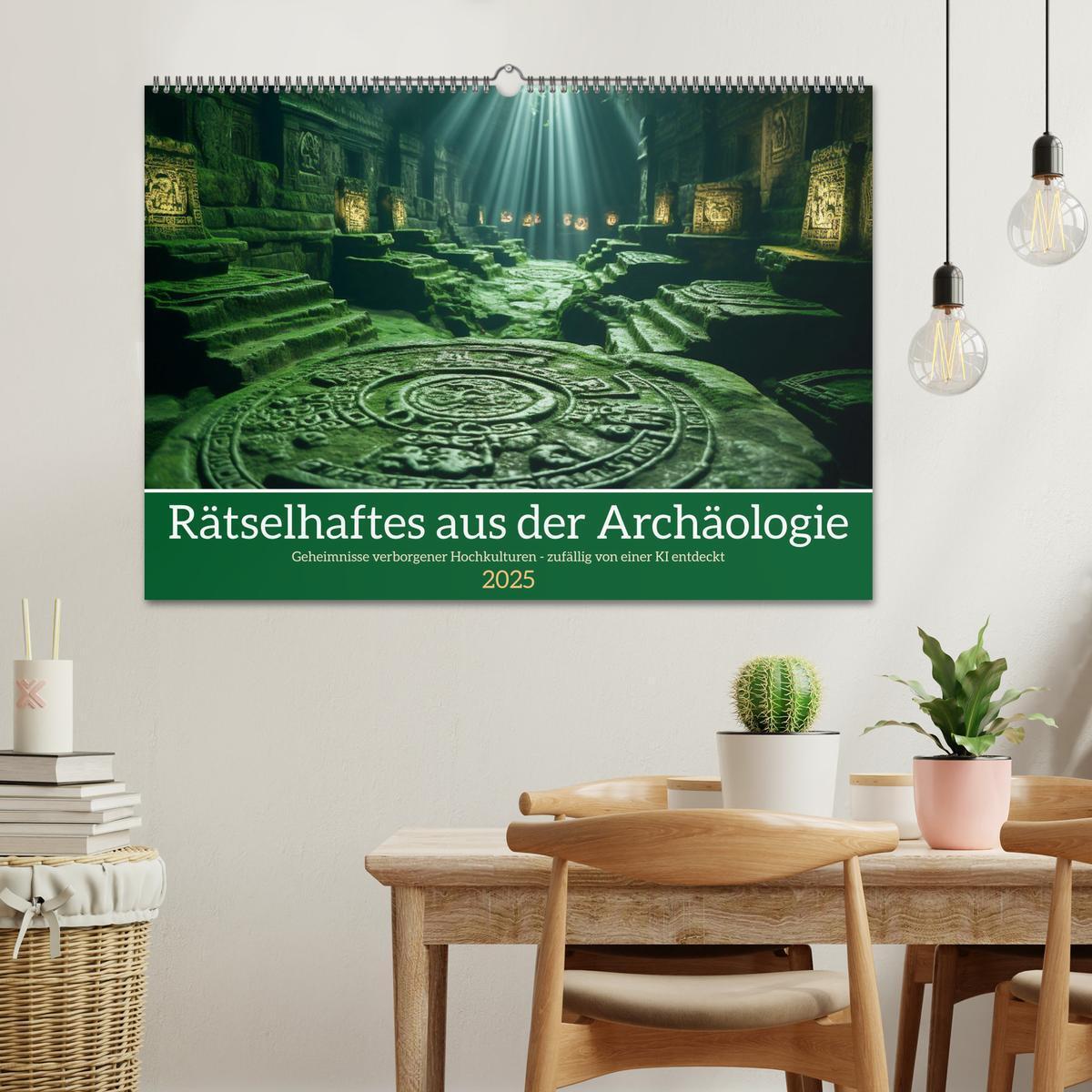 Bild: 9783383860416 | Rätselhaftes aus der Archäologie (Wandkalender 2025 DIN A2 quer),...