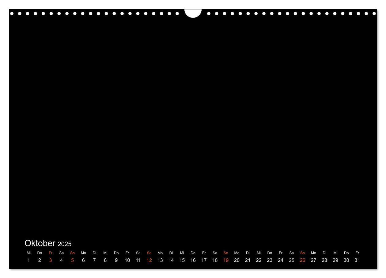 Bild: 9783435839148 | Bastelkalender - Schwarz (Wandkalender 2025 DIN A3 quer), CALVENDO...