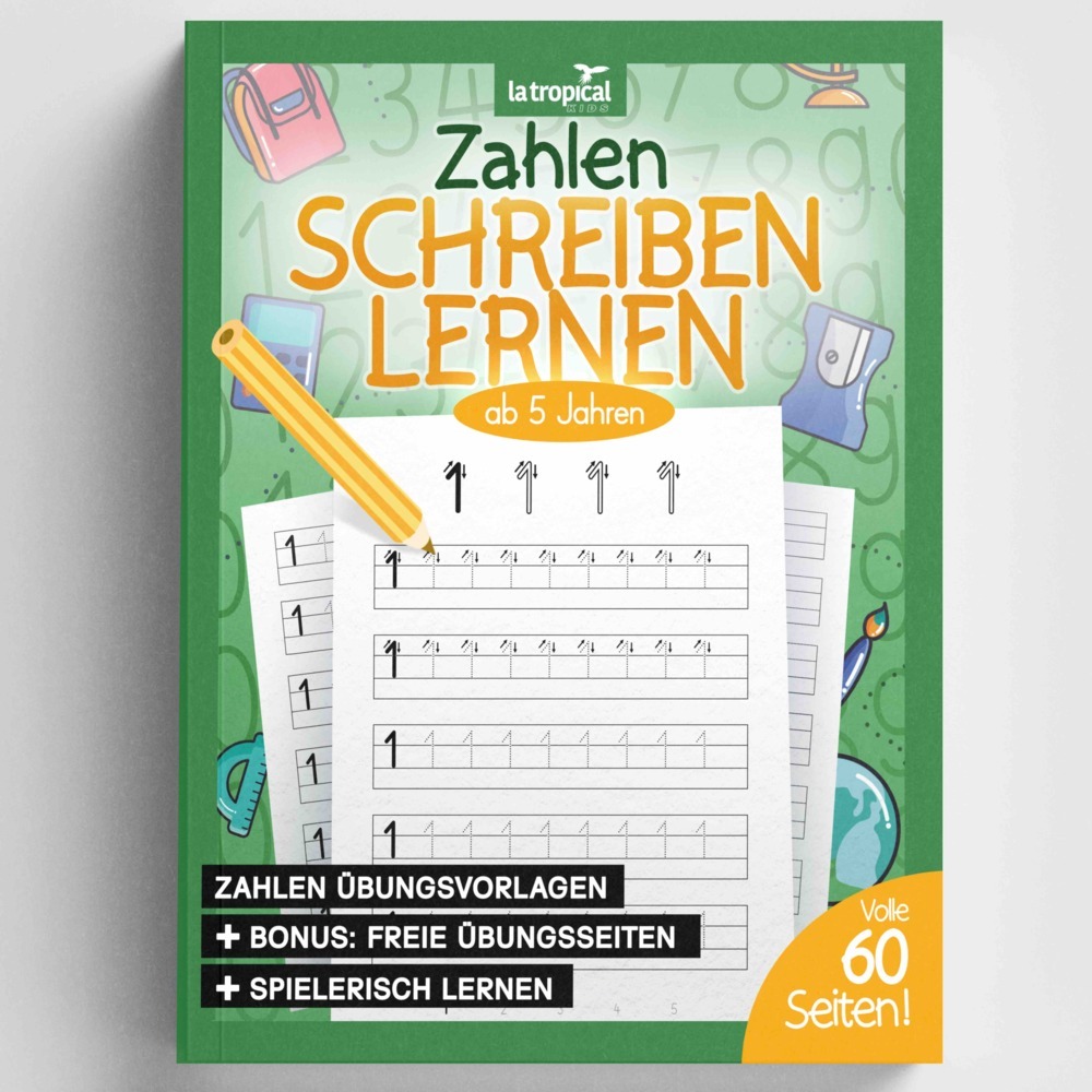 Cover: 9783969080245 | Zahlen schreiben lernen ab 5 Jahren | David Ludwig | Taschenbuch