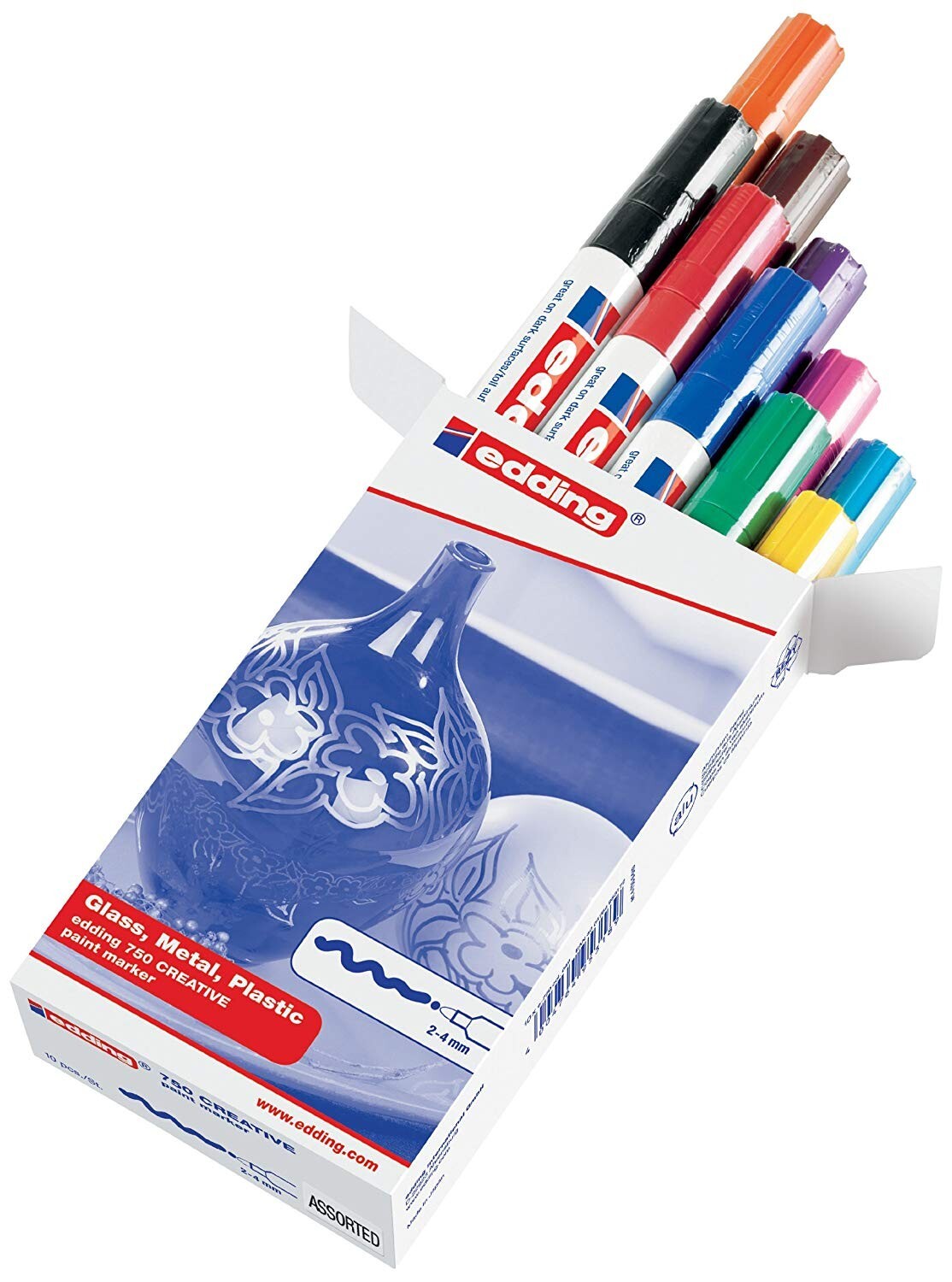 Cover: 4004764087716 | edding Glanzlack-Marker creative, 10er Set | 4-750-9-999 | 2019