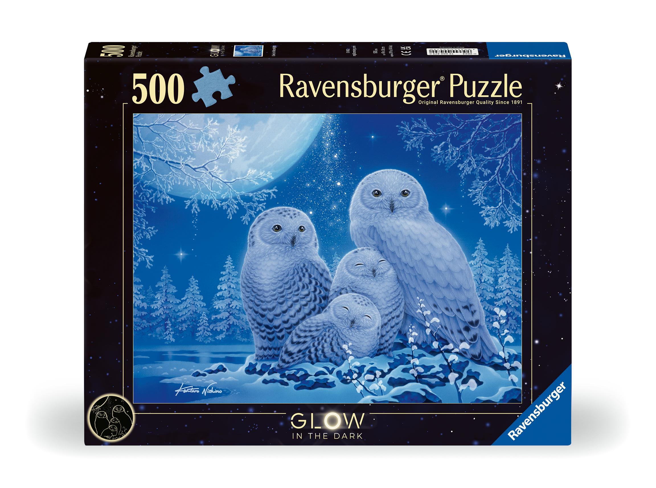 Cover: 4005555004790 | Ravensburger Puzzle 12000479 - Eulen im Mondschein - 500 Teile...