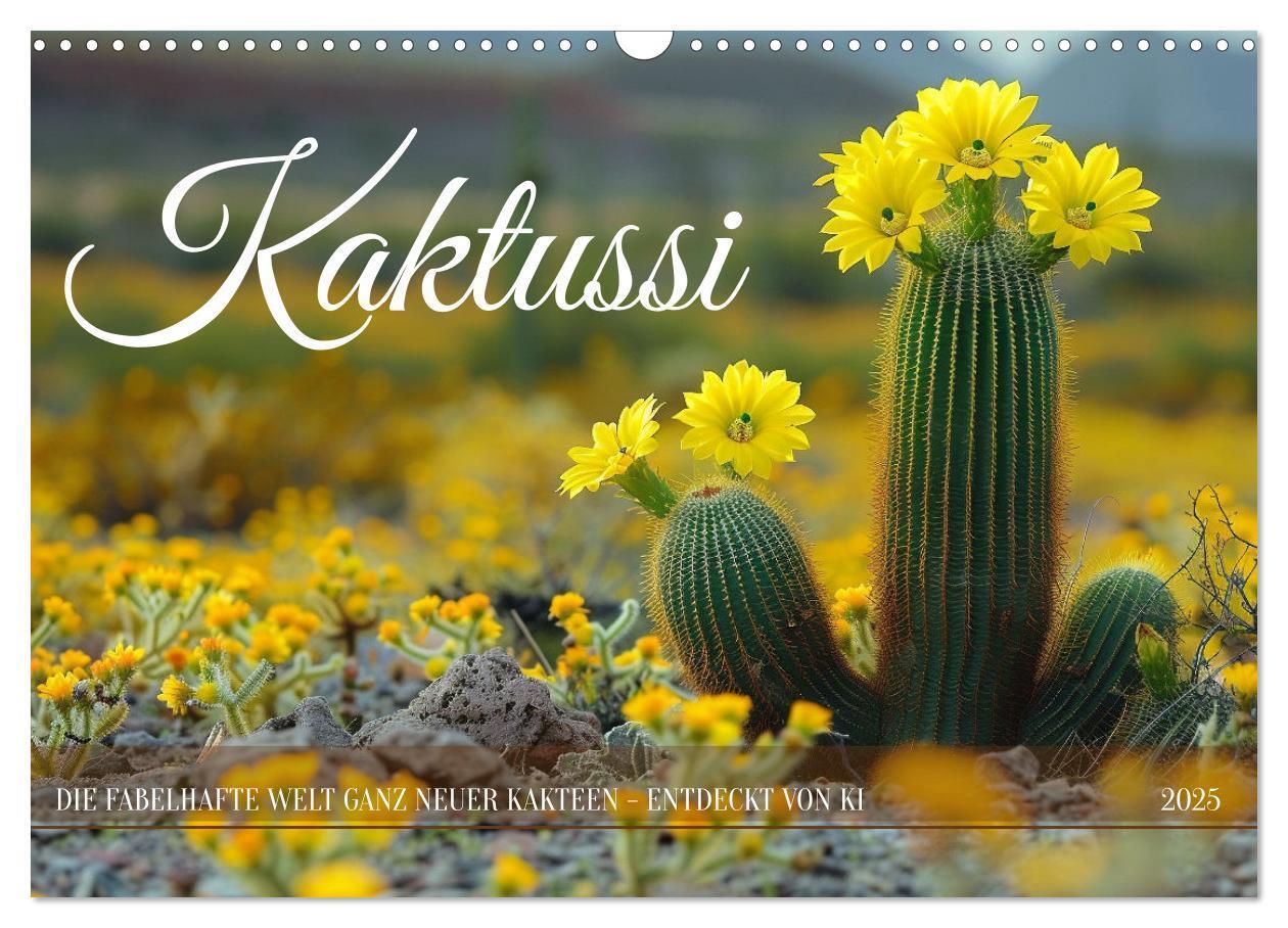 Cover: 9783383801341 | Kaktussi (Wandkalender 2025 DIN A3 quer), CALVENDO Monatskalender