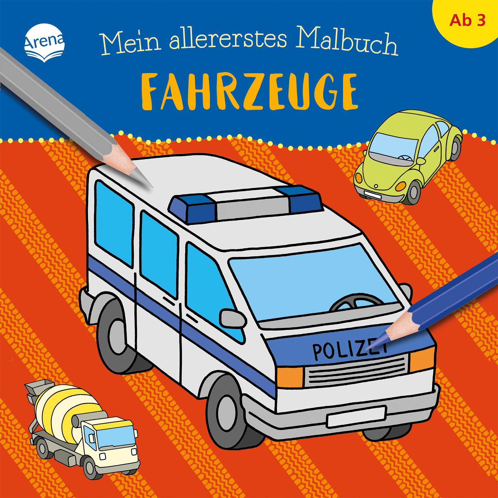 Cover: 9783401708447 | Mein allererstes Malbuch. Fahrzeuge | Birgitta Nicolas | Broschüre