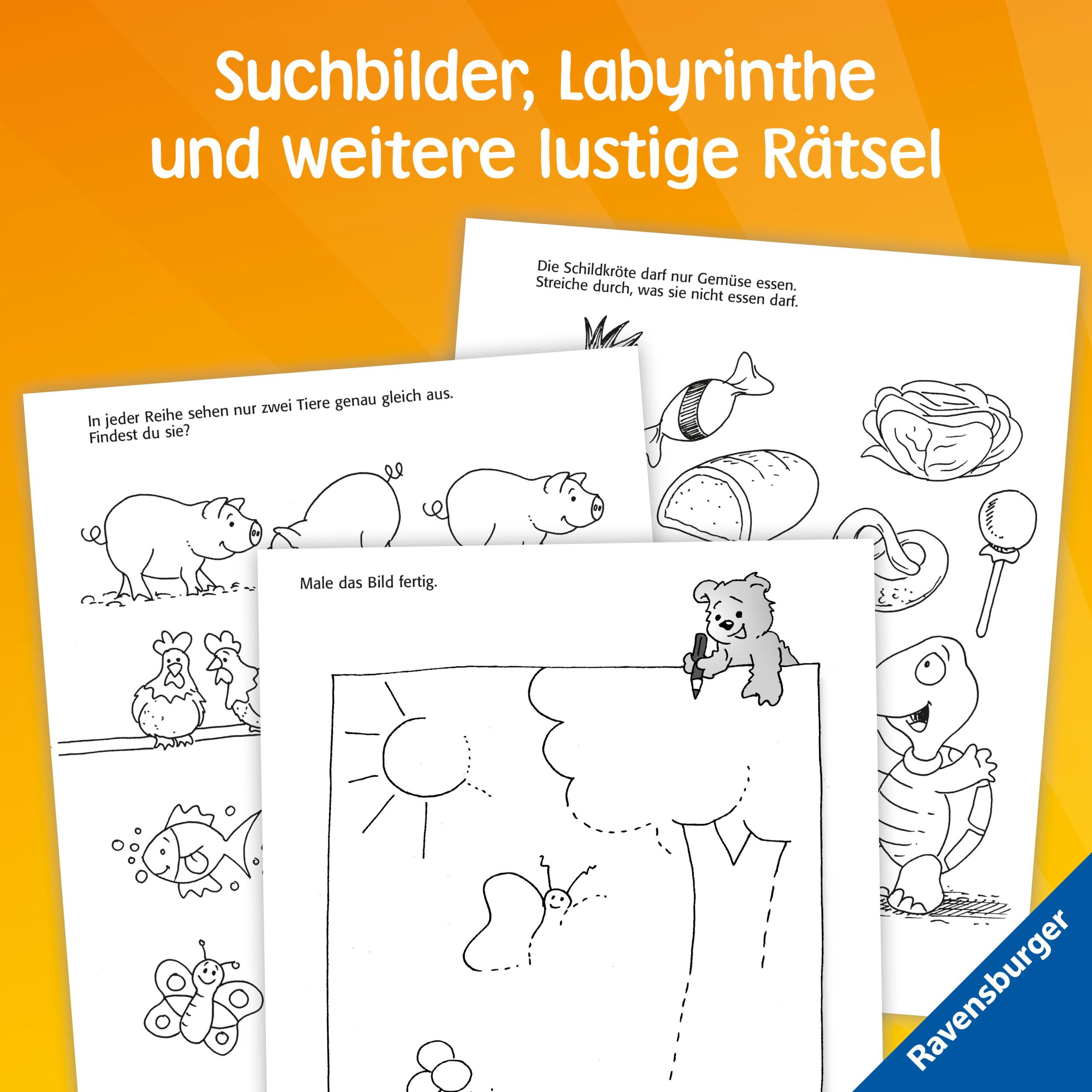 Bild: 9783473559831 | Kindergarten-Rätselspaß für unterwegs | Stefan Lohr | Taschenbuch