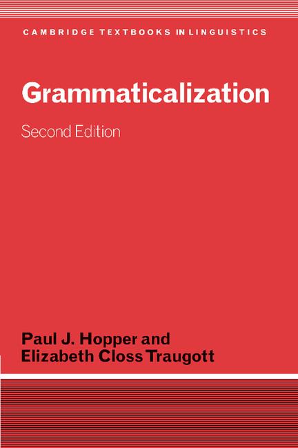 Cover: 9780521804219 | Grammaticalization | Paul J. Hopper (u. a.) | Taschenbuch | Englisch