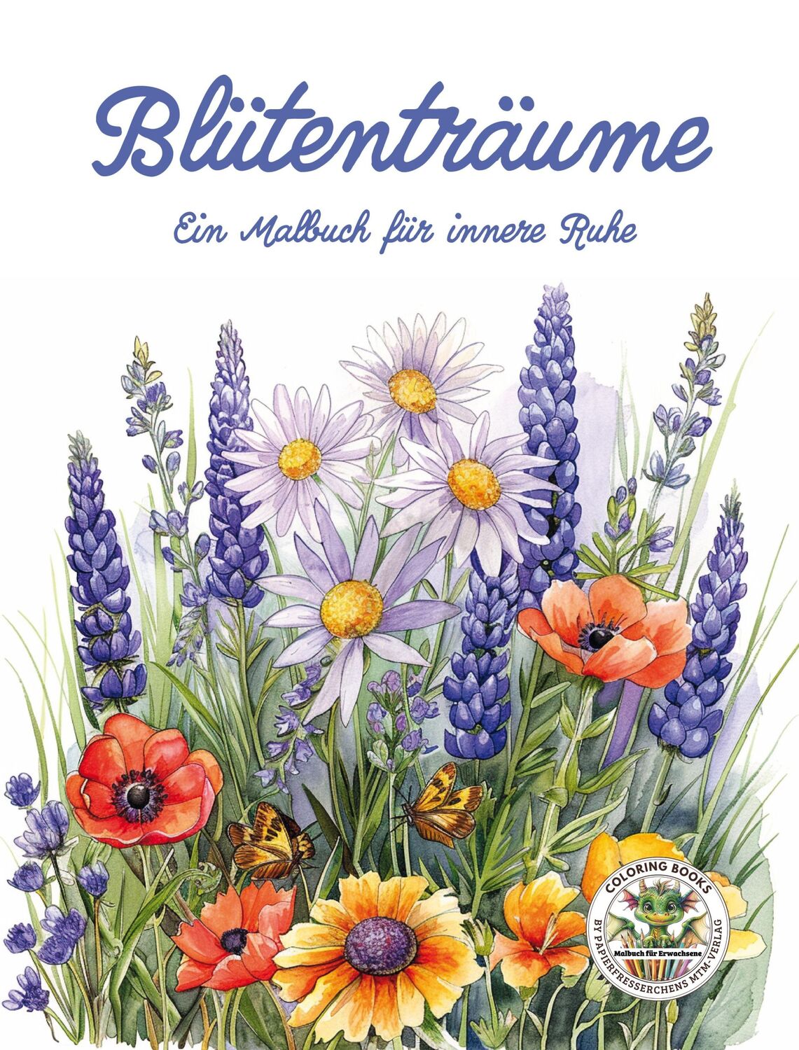 Cover: 9783990512685 | Blütenträume - Ein Malbuch für innere Ruhe | Nanja Holland | Buch