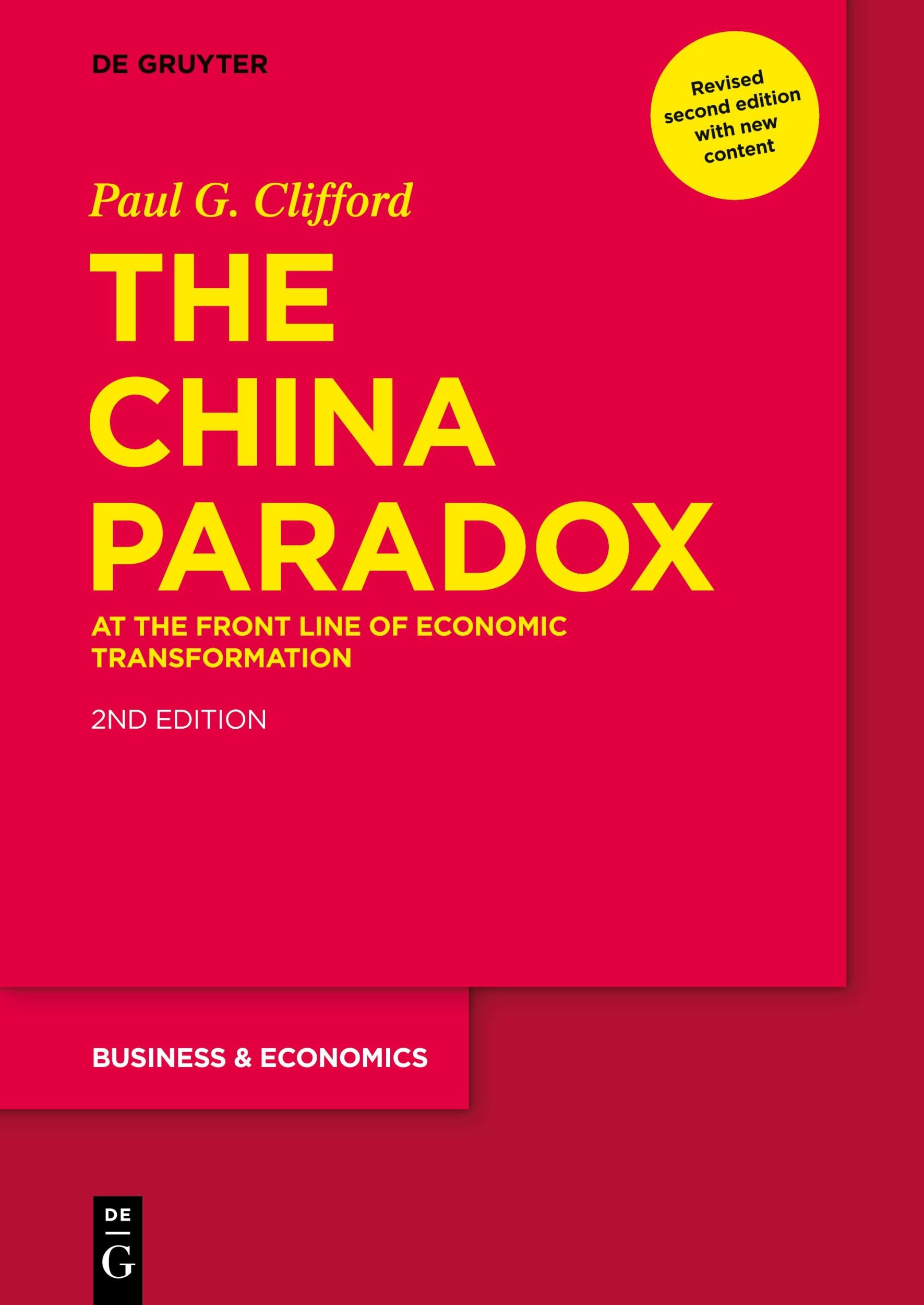 Cover: 9783110724172 | The China Paradox | At the Front Line of Economic Transformation | XX