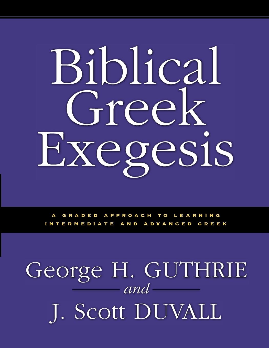 Cover: 9780310212461 | Biblical Greek Exegesis | George H. Guthrie (u. a.) | Taschenbuch