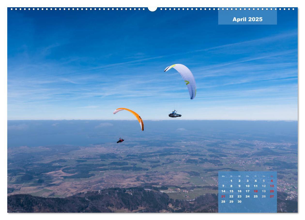 Bild: 9783435178643 | Paragliding - Aufbruch zu neuen Höhenflügen (Wandkalender 2025 DIN...