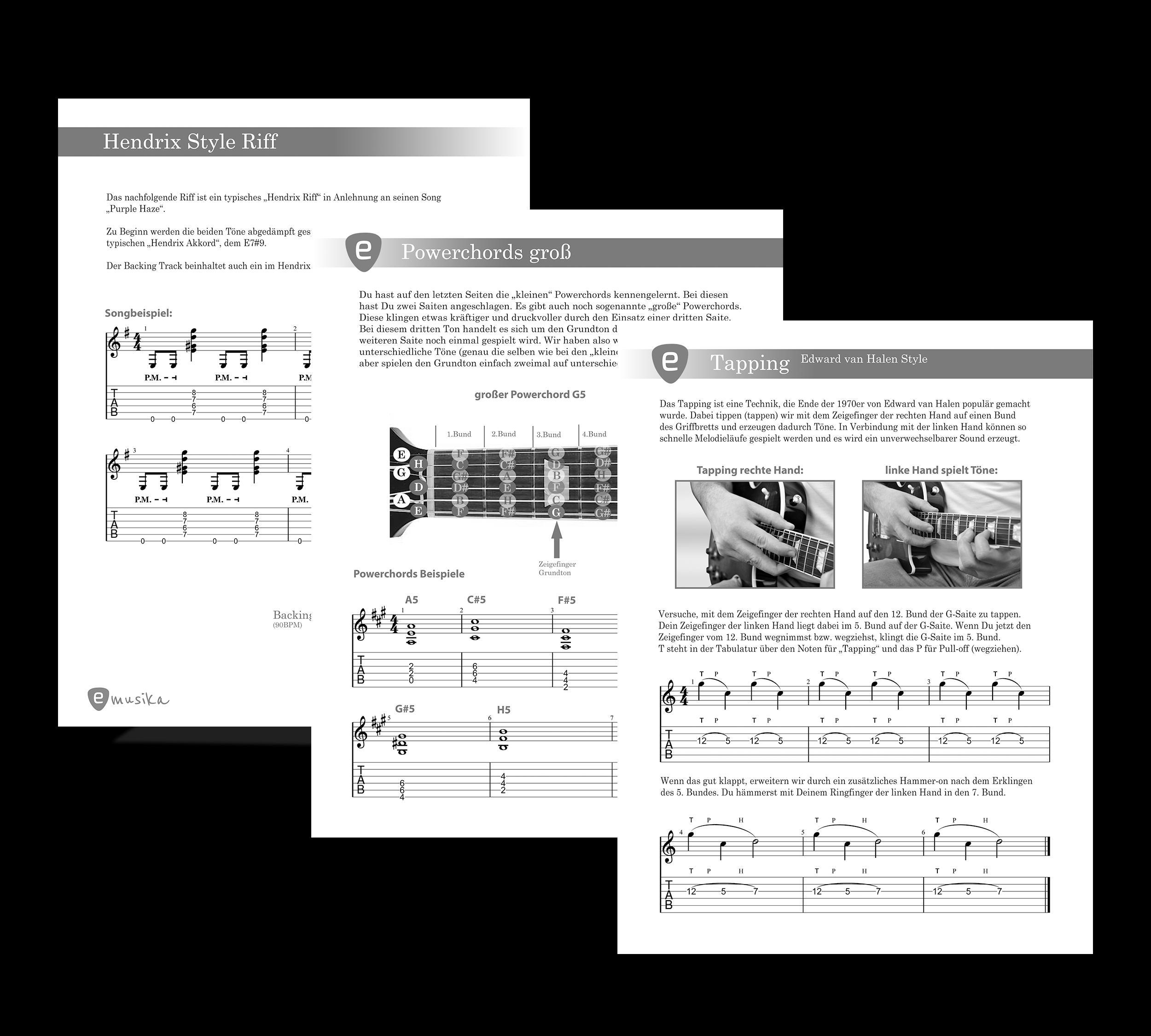 Bild: 9783949891793 | E-Gitarre lernen leicht gemacht - Das E-Gitarrenbuch für Anfänger