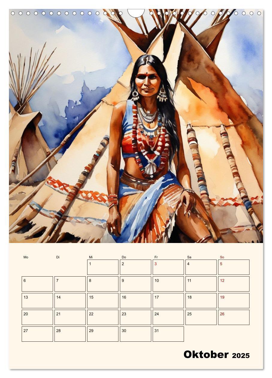 Bild: 9783383814808 | Indianische Kultur (Wandkalender 2025 DIN A3 hoch), CALVENDO...