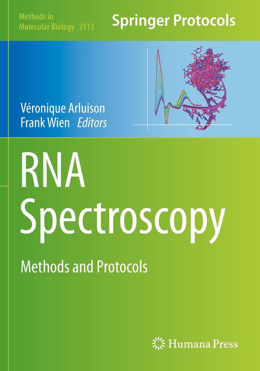 Cover: 9781071602805 | RNA Spectroscopy | Methods and Protocols | Frank Wien (u. a.) | Buch