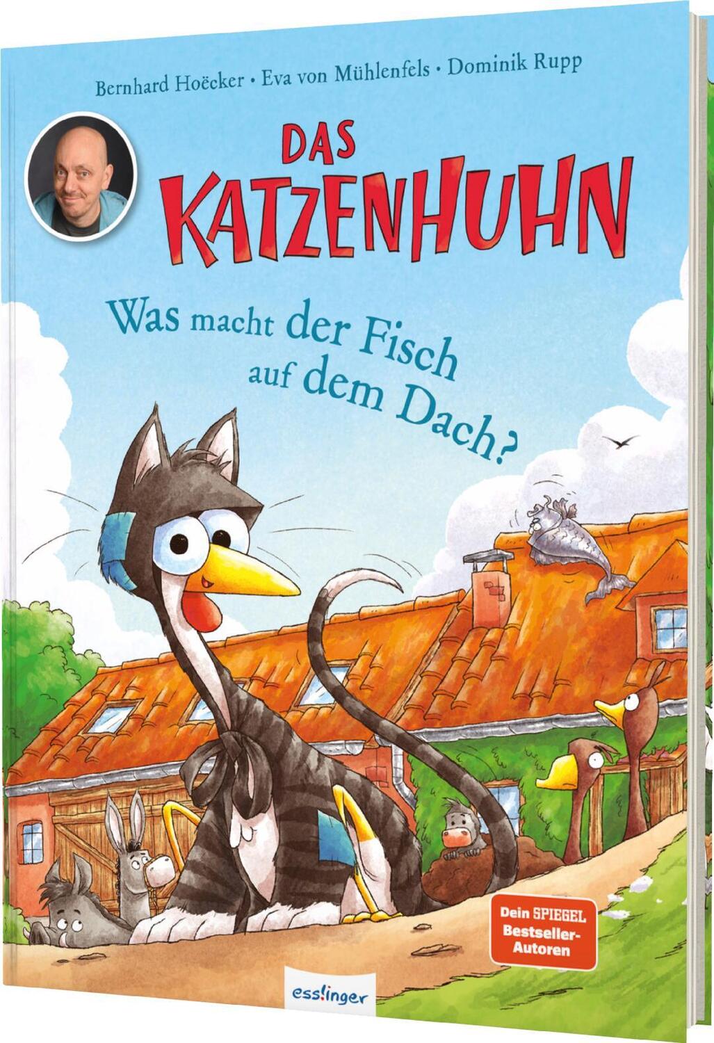 Cover: 9783480239375 | Das Katzenhuhn: Was macht der Fisch auf dem Dach? | Hoëcker (u. a.)