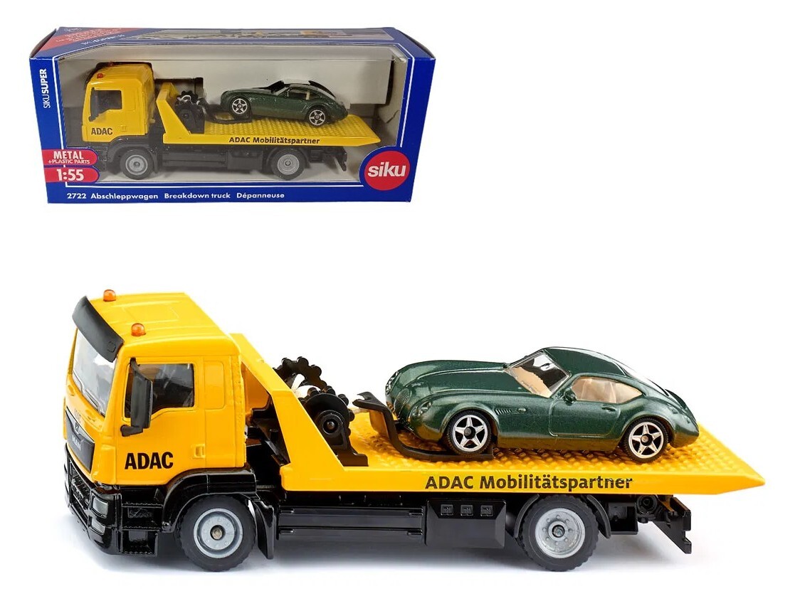 Cover: 4006874027224 | SIKU 2722 - MAN Abschleppwagen ADAC, Maßstab 1:55, SIKU SUPER | 2024